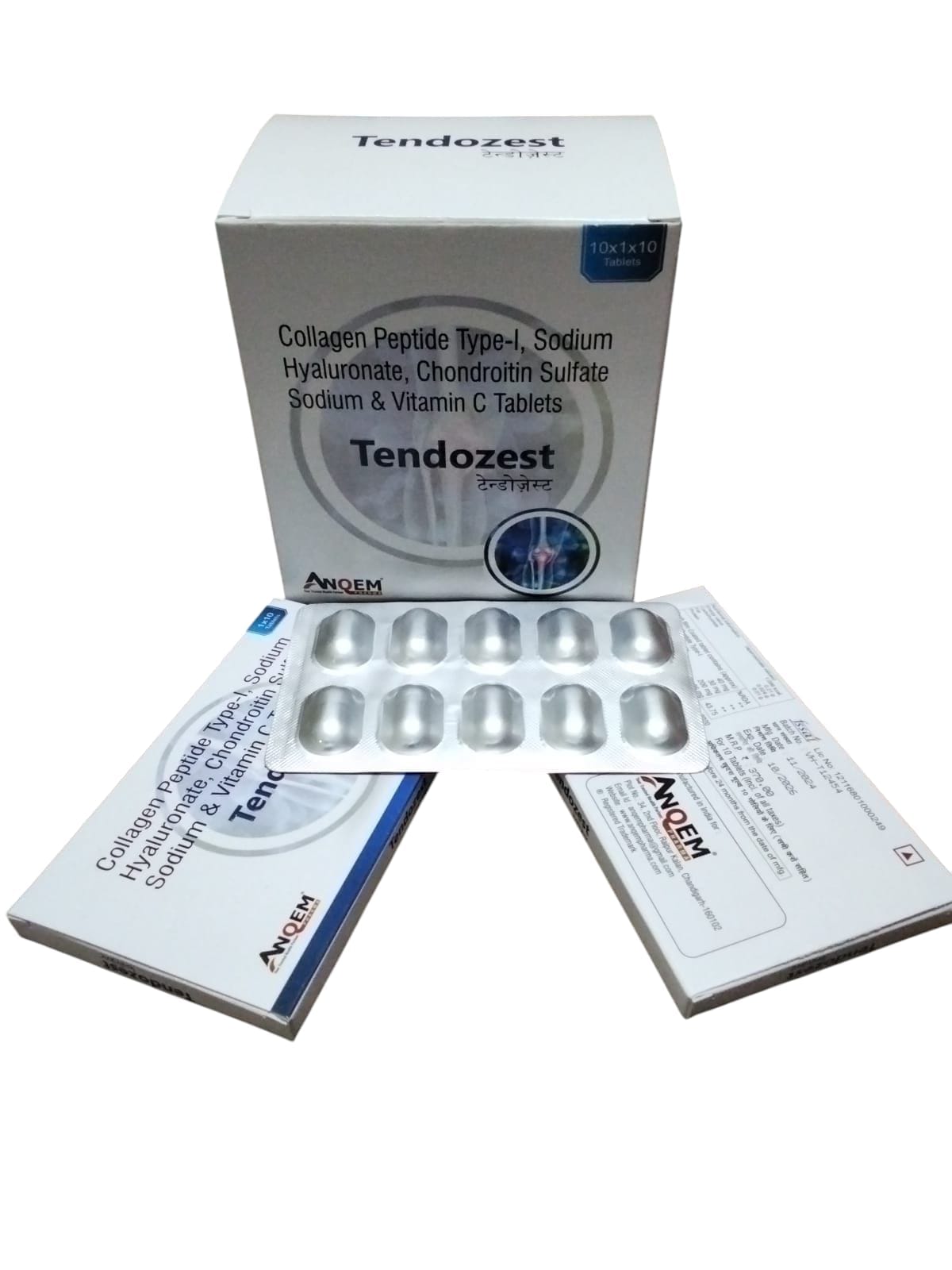 Home 14 Collagen peptide type (1) 40 mg sodium hyaluronate 30 mg chondroitin sulfate sodium 200 mg and vitamin c 35 mg