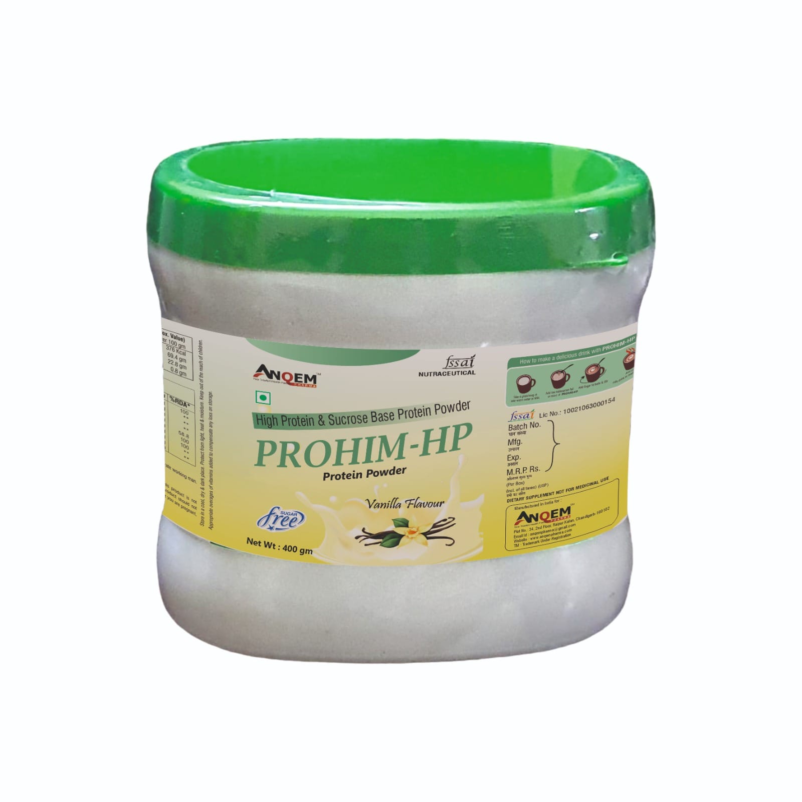Home 13 Fortified with protein, Multi-Vitamin, Multi-Mineral & Anti-Oxidants Powder for whole family (sugar free Vanilla Flavaur)