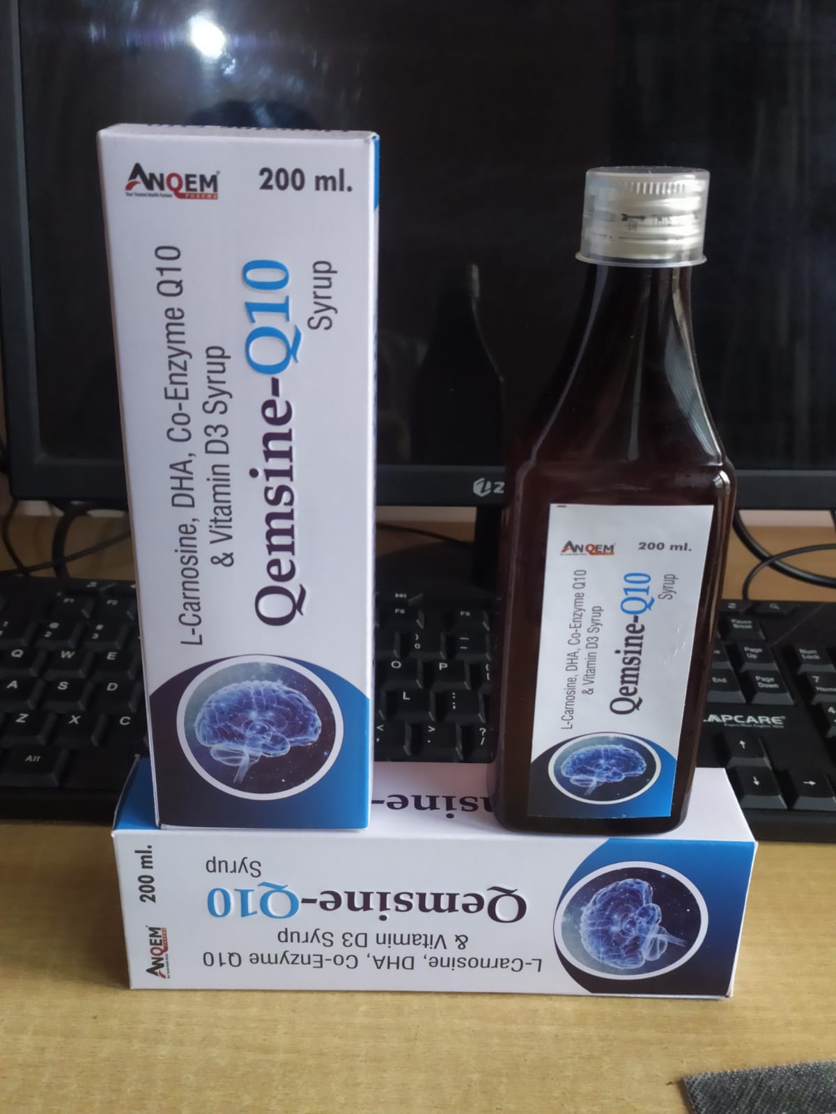 Home 24 L-carnosine 100 mg Coenzyme Q10 25 mg DHA 335 mg Vitamin d3 400 iu