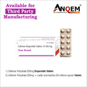 Cefixime Dispersible Tablets Manufacturer